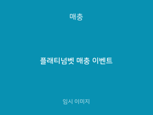 플래티넘벳 매충 이벤트