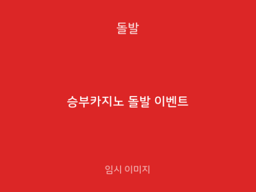 승부카지노 돌발 이벤트